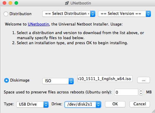 using rufus for bootable usb mac os